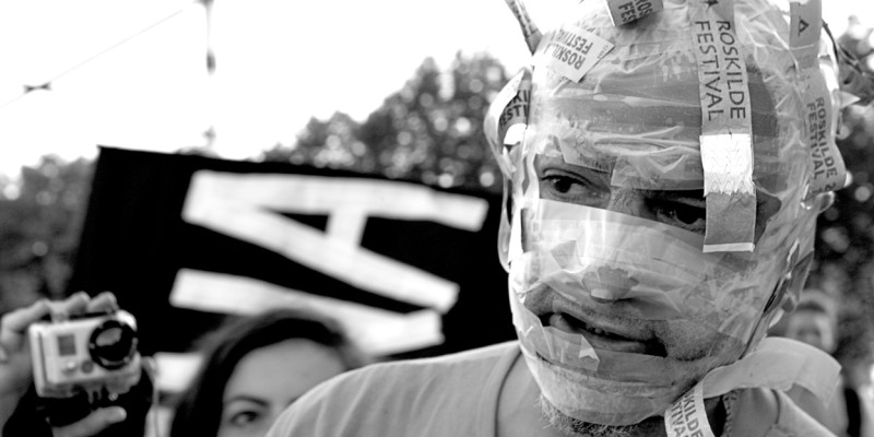 Kunstkrig på Roskilde-festivalen